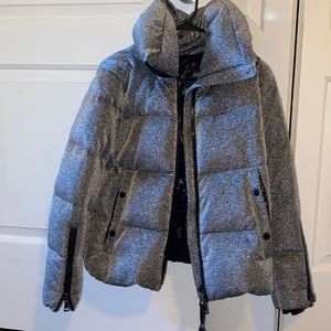 Moncler Glitter Puffer Coat